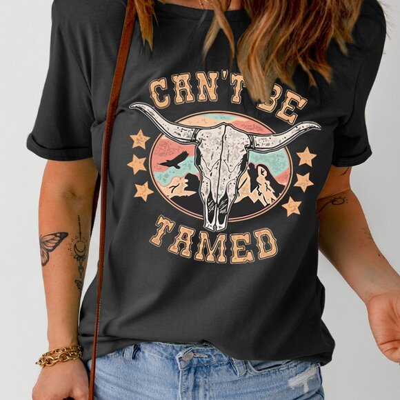 Can't Be Tamed Graphic Tee - Picture 2 of 4
